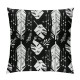 Cushion Covers Exotic Bohemian Pillow Covers Black White Boho Throw Pillow Covers for Couch Geometric Ethnic Decorative Square Pillow Cases