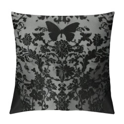 Dark Grey Throw Pillow Covers Pillow Covers Vintage Floral Cushion Covers For Adult Teens Decorative Pillow Covers,Bedroom Decor