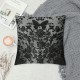 Dark Grey Throw Pillow Covers Pillow Covers Vintage Floral Cushion Covers For Adult Teens Decorative Pillow Covers,Bedroom Decor