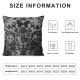 Dark Grey Throw Pillow Covers Pillow Covers Vintage Floral Cushion Covers For Adult Teens Decorative Pillow Covers,Bedroom Decor