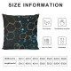 Neon Geometric Throw Pillow Covers for Kids Boys Girls,Ombre Blue Purple Honeycomb Pillow Covers, Cushion Covers,Abstract Style Decorative Pillow Covers