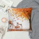 Throw Pillow Cover and Bicycle Fallen Leaves Autumn,Cushion Covers Pillowcase for Sofa Couch Bed Chair