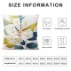 Luxurious Style Leaf Pattern Pillowcase for Home Decoration, Digital Printed Square Cushion Cover, Perfect for Living Room and Bedroom Pillowcase