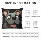 LJFABKY Decorative Throw Pillow Cover Square Cushion Printed Pillowcase for Sofa Living Room