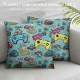 Throw Pillow Cover Video Game and Game Handle Pattern Decorative Pillow Case Home Decor Square Pillowcase