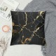 Black Marble Throw Pillow Covers Marbling Decorative Pillowcases Soft Cushion Covers for Sofa Couch Bed Home Decor