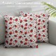 Coccinella Septempunctata Decorative Throw Pillow Cover Square Cushion Cases Printed Pillowcase for Couch Sofa Living Room