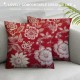 Short Plush Decorative Throw Pillow Covers, Pillow Shams, Square Cushion Cases Printed Pillowcase for Couch Sofa Living Room,Indoor/Outdoor Pillowcase,Cushion Cover