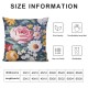 Short Plush Decorative Throw Pillow Covers, Pillow Shams, Square Cushion Cases Printed Pillowcase for Couch Sofa Living Room,Indoor/Outdoor Pillowcase,Cushion Cover