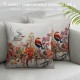 Sea Animals Throw Pillow Cushion Cover, Fish Seaweed Starfish Coral Algae Jellyfish Sea Life Summertime Illustration, Decorative Square Accent Pillow Case