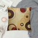 Throw Pillow Cover Colorful Circle Modern Bubbles Tan Circles Decorative Pillow Case Home Decor Square 18 x 18 Inch Pillowcase