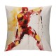 XINLUO Short Plush Pillowcase Abstract Character Print Square Pillow Case for Bedroom, Sofa, Car Decoration Both Sides