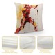 XINLUO Short Plush Pillowcase Abstract Character Print Square Pillow Case for Bedroom, Sofa, Car Decoration Both Sides