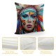 XINLUO  Feathered Pride Pillow Cover Pillowcase Square Pillow Case Home Decorative Sofa Bedroom Livingroom 18 x 18 inch