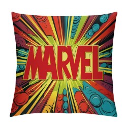 XINLUO Short Plush Pillowcase Super Heroes Comic Square Pillow Case for Bedroom, Sofa, Car Decoration Both Sides