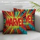 XINLUO Short Plush Pillowcase Super Heroes Comic Square Pillow Case for Bedroom, Sofa, Car Decoration Both Sides