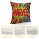 XINLUO Short Plush Pillowcase Super Heroes Comic Square Pillow Case for Bedroom, Sofa, Car Decoration Both Sides